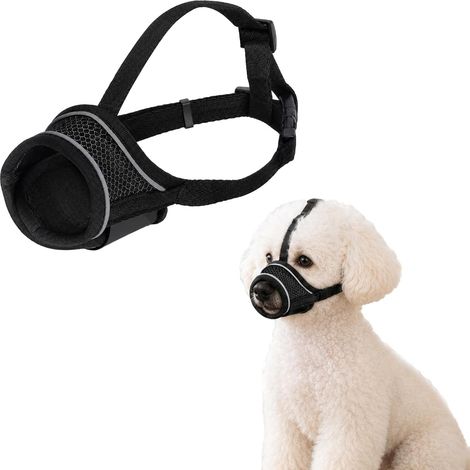 Dog Muzzle with Adjustable Head Strap Dog Muzzle (1/5)