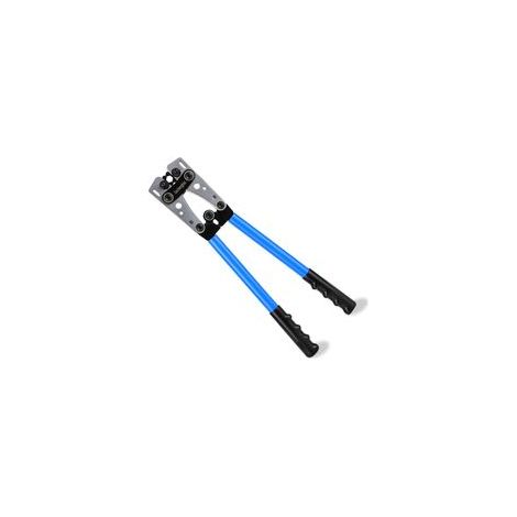 HX-50B Cosse de câble de batterie Outils de sertissage Pinces d'électricien pour sertir des câbles de 6-50mm² (AWG 8-1 / 0) avec la plaque métallique épaissie et renforcée (1/2)