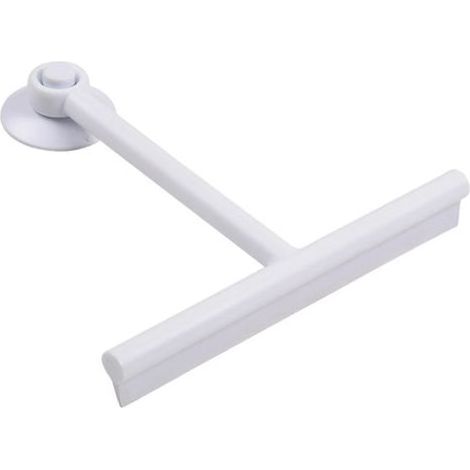 Raclette de fenêtre Extensible, raclette de Nettoyage de Verre à Prise Confortable, raclette de Douche en matériau PP/TPE avec Ventouse, raclette d'essuie-Glace en Silicone pour Porte de Douche en (1/5)