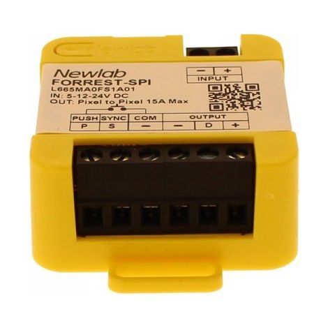 FORREST-SPI Dimmer Controller Per Striscia Led SPI WS2811 WS2812 GS8208 Ingresso Push + SYNC 5V 12V 24V 15A