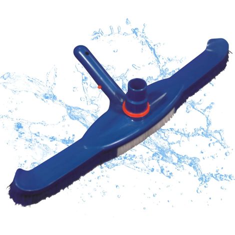 Tête d'aspiration de piscine de luxe, brosse de piscine de 50,8 cm de large avec bords incurvés, manchon de tuyau pivotant à 360 degrés et bouton de verrouillage EZClip pour piscines (1/5)