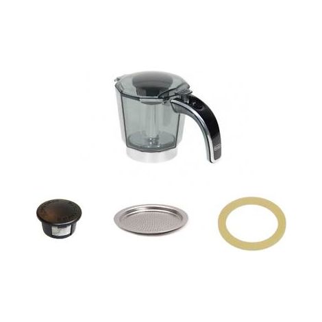 Delonghi caraffa coperchio guarnizione filtro Alicia Plus 6 tazze EMKP63.B EMKP6 (1/2)