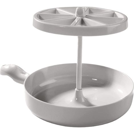Cuiseur à bacon pour micro-ondes - Bacon Wizard cuit 450 g de tranches et réduit la teneur en matières grasses de 40 % - Idéal pour préparer facilement vos repas de gibier - Plus croustillant, plus sa (1/5)