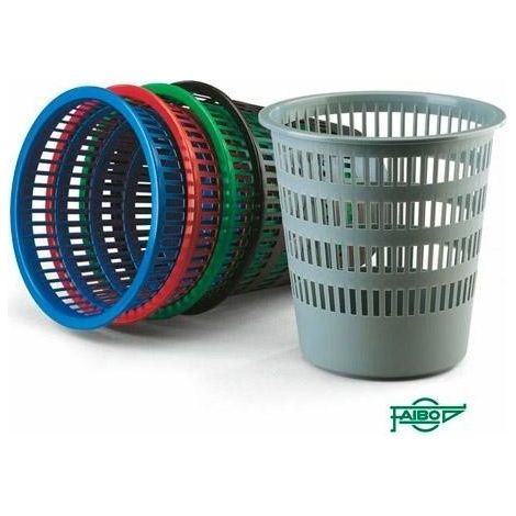 DONAU Papelera calada D306-10, 16 l, color azul