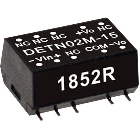 MEAN WELL DETN02L-12  DC/DC-Wandlermodul   84 mA 2 W Anzahl Ausgänge: 2 x Inhalt 1 St.