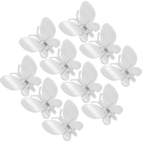 Clips de support transparents pour orchidées, lot de 10, clips réutilisables pour plantes grimpantes, tiges de tomates et haricots, accessoires de jardin