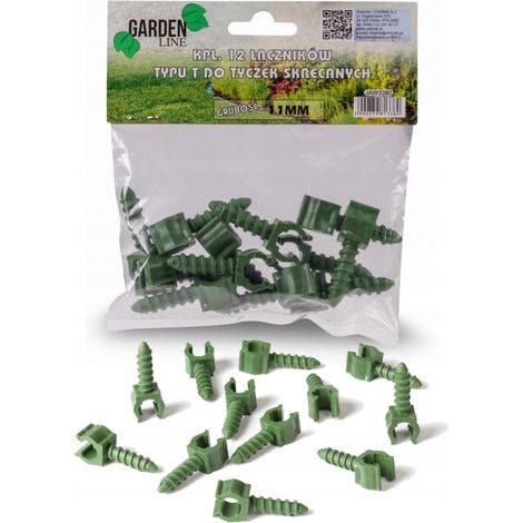 GARDENLINE Satz mit 12 T-Gelenken für 11 mm verdrehte Stangenbacken 3380
