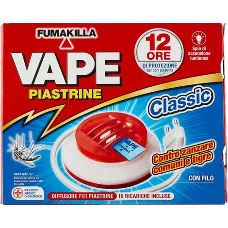 Vape Elettroemanatore Antizanzare con 10 Piastrine (1/4)