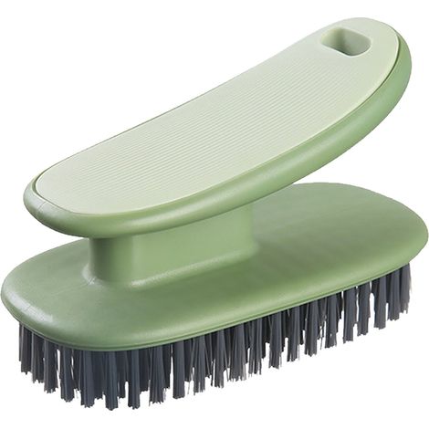 Brosse à récurer douce pour vêtements, chaussures et linge, poignée ergonomique, lot de brosses ménagères nettoyantes (1/5)