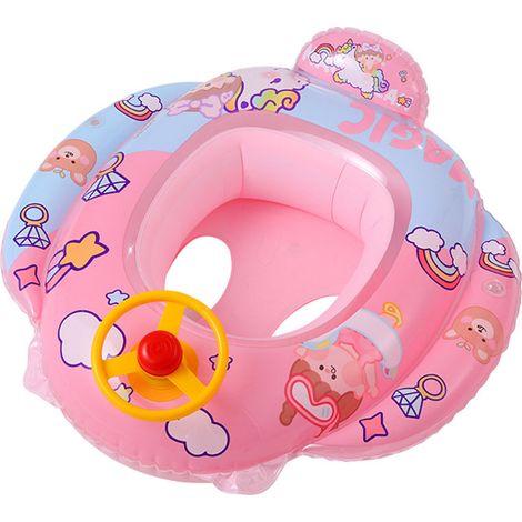 Aro Inflable Para Nadar - PVC Ecológico - Diseño Antideslizante Y Volante Decorativo - Para Bebés Y Niños - Unidad (1/5)