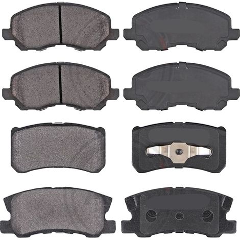 KIT PASTIGLIE FRENO ANTERIORI E POSTERIORI compatibile con SUZUKI ACROSS (A5Z) / PASTIGLIE FRENANTI AUTO OEM P 83 172,P 83 160 / SOSTITUZIONE DIRETTA / BASSA POLVERE / SILENZIOSO