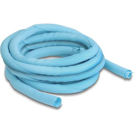 DELOCK GEWEBESCHLAUCH SELBSTSCHLIESSEND HITZEBESTÄNDIG 5 M X 10 MM BLEUE 20880