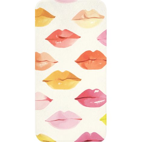 TAPIS DE TOILETTE Lèvres - colorées - brillantes 60x120 cm