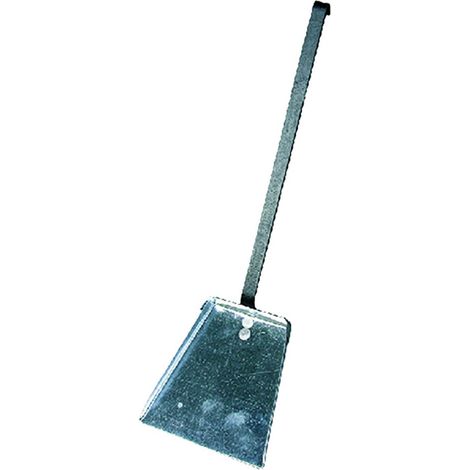 10PZ PALETTA PER CAMINO IN LAMIERA cm 12 x 16 - lunghezza totale cm 51