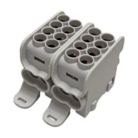 Verteilerblock HLAK25 (MAG) 2P grau 2xAl/Cu 25mm+16mm 1000VAC/1500VDC MAG2252A00