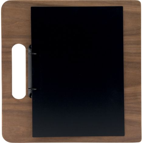 Porte-menu classeur A4 en noyer