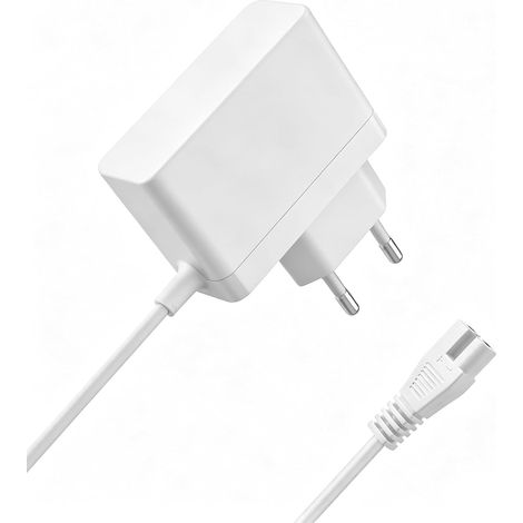 Chargeur Pour ZR100, 28620, 28620E, 28620EP, 28620NP, CL1704, 12269 Balai Aspirateur Piscine Hors Sol Accessoires, 5V Adaptateur d'Alimentation avec Prise EU, Blanc, 1,8 Mètres (1/5)