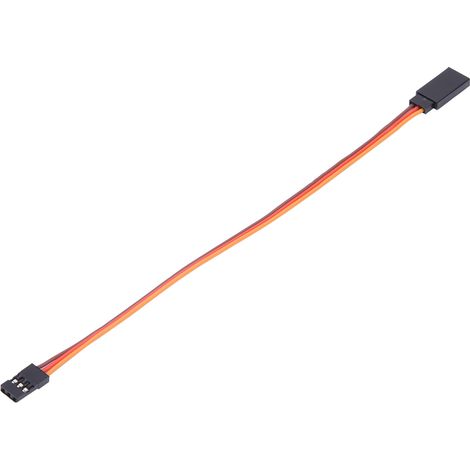 Lot de 10 câbles d'extension servo JR mâle-femelle pour RC Futaba 500 mm (1/5)