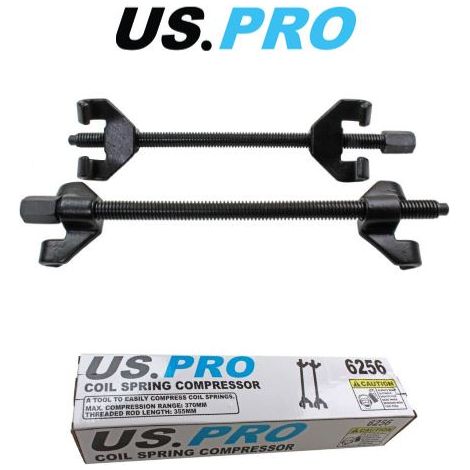 US PRO Heavy Duty Coil Spring Compressor 370mm 2pc Coil Spring Clamps 6256 (1/3)