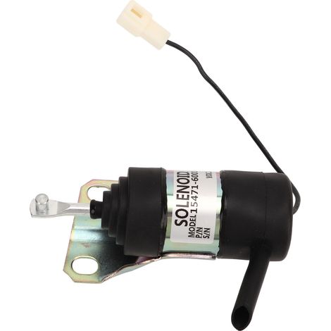 Électrovanne d'arrêt de carburant 129953 77811 de remplacement pour les modèles KUBOTA KJ S150V USA B1250HSD (1/5)