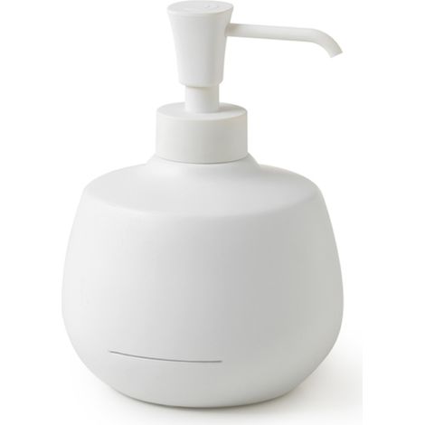 DOSASAPONE DA APPOGGIO IN RESINA BIANCA MODELLO KIRA - DIM. CM (LXPXH): 10,5X10,5X14,3 - BIANCO MATTO  - GDY