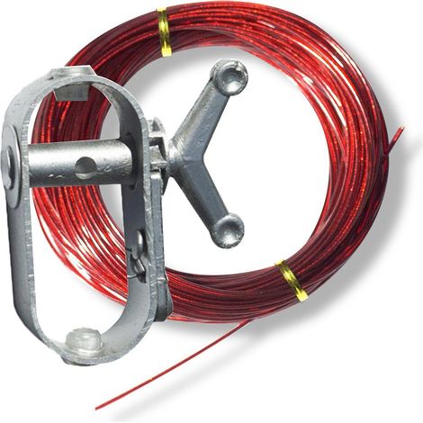 100 CW 100-feet câble et Robuste Treuil pour sécuriser Les couvertures de Piscine Hors Sol