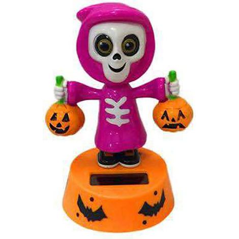 Citrouille Solaire Halloween Danseuse pour Bureau Voiture Décoration Fête (1/5)