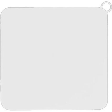 Bouchon de vidange sol silicone gris 15 x 15 cm — étanche, anti‑odeurs, antidérapant (1/5)