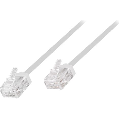 LogiLink CQ3061U cable de red Blanco 3 m Cat6a U/UTP (UTP) Plano