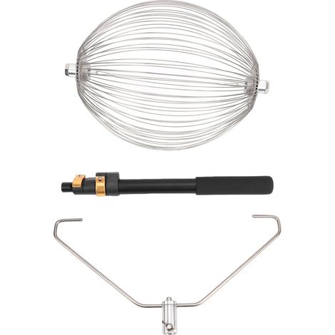Rassembleur de noix de jardin en acier inoxydable, 4,3 pieds, ramasseur de balles de Tennis télescopiques, outil de collecte de rouleaux supérieurs pour noix de pécan et noix (1/5)