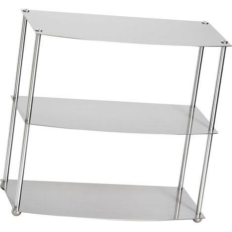 Support en acier inoxydable pour vaisselle et accessoires, facile à nettoyer, résistant à la rouille, support de rangement pour tasses et ustensiles de café (1/4)