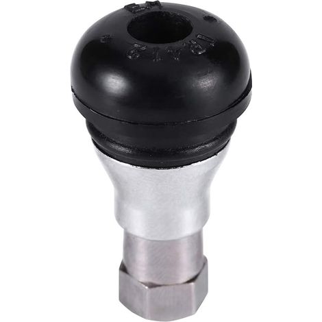 Valves de Pneus TR412 AC, 1 Pièce, en Laiton chromé, Valve Tubeless Durable pour Voitures et Motos, Caoutchouc Résistant aux Hautes Températures (1/5)