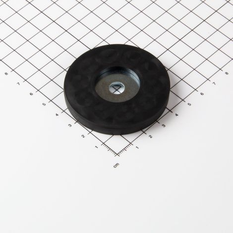 Magna-C Gummiertes Magnetsystem Ø57x7,6mm mit zylindrischer Senkung (1/5)