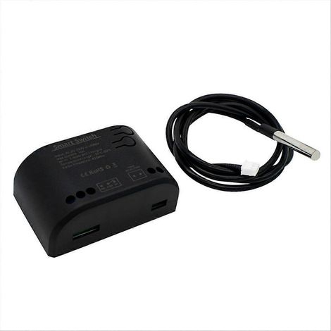 Interrupteur de température intelligent avec capteur thermostatique, application Tuya/contrôle, relais à contact sec passif, module 1 canal (1/5)