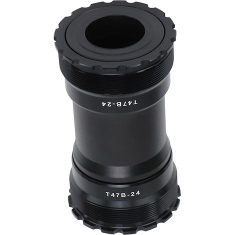 Support de Pédalier VTT en Alliage d'Aluminium avec Roulements Scellés et Insert Nylon Press Fit, Diamètre Intérieur 24mm