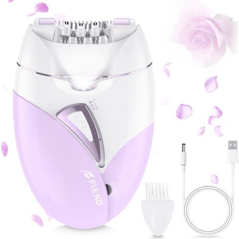 Elektrischer Epilierer für Frauen, 36 Präzisionspinzetten, wiederaufladbar, Micro-Grip-Pinzettentechnologie, Bikini-Trimmer, elektrischer Gesichtsepilierer, mit 3 Augenbrauenrasierern (1/5)
