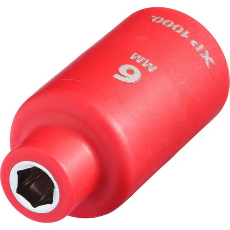 Draper 16335 XP1000 VDE Socket, 3/8"" Sq. Dr., 6mm (1/2)