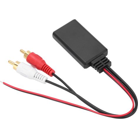 Autoradio Bluetooth Adaptateur Stéréo 2RCA Sans Fil Câble Audio Aux Remplacement pour Kenwood (1/5)