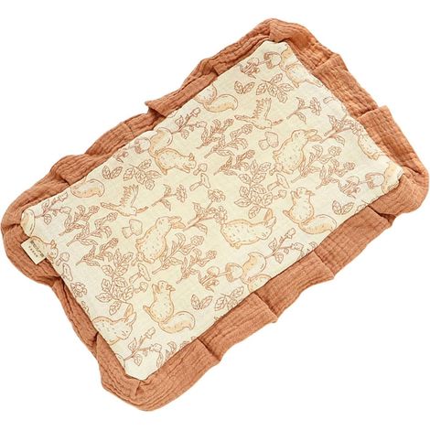 Weiches und atmungsaktives Baumwollkissen für Neugeborene, bequeme Kopfstütze, praktisches Accessoire fürs Kinderzimmer
