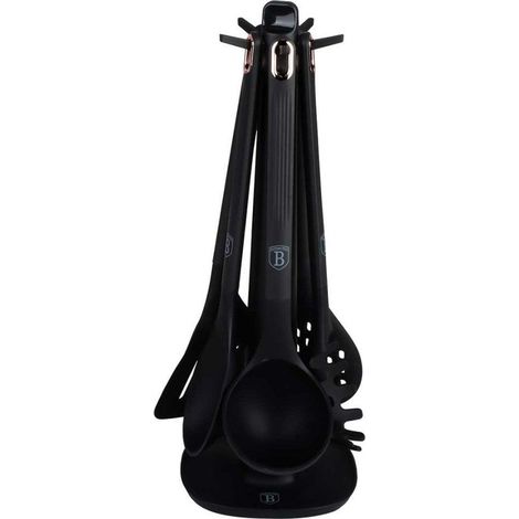 Berlinger Haus Black Rose Set 6 Ustensiles Cuisine Noir