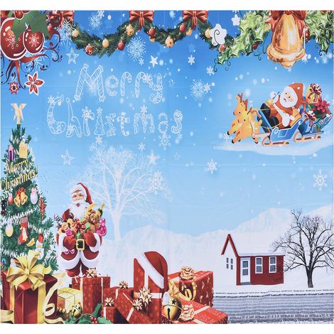 Weihnachtlicher Wandbehang 200 x 150 cm – Strapazierfähig, farbenfroh und weich, ideales Geschenk für die Feiertage (1/5)