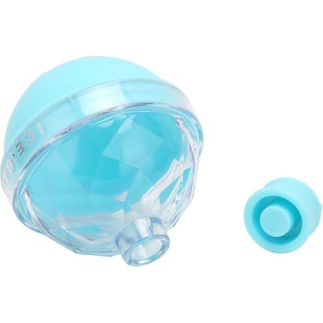 Eiskugelform mit weichem Boden – niedliche runde Form für Cocktails, Kaffee oder Früchtetee (Blau) (1/5)