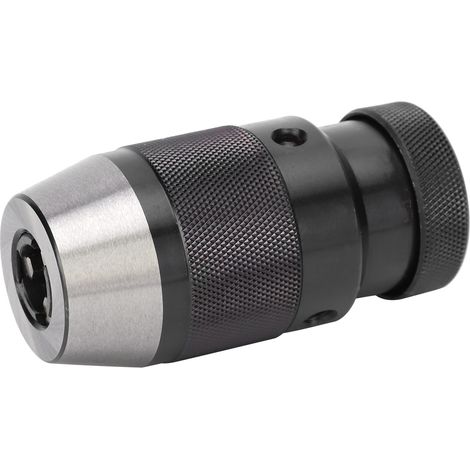 Bohrfutter mit Schnellspannmechanismus und Selbstverriegelung, Adapter für Drehmaschinen und elektrische Handwerkzeuge, 013 mm B16 (1/5)