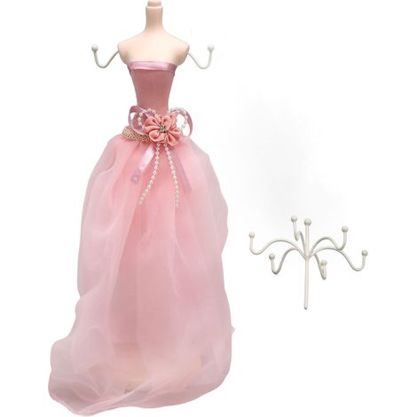 Porte-bijoux suspendu pour colliers, boucles d'oreilles et bracelets - Présentoir de mannequin pour vitrine et boutique (1/5)
