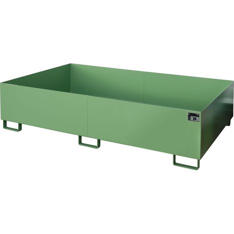 Bauer Regalwanne RW 2200-2, lackiert, Resedagrün