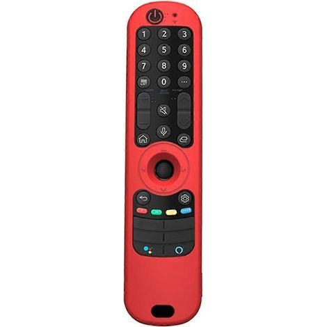 Weiche Silikon-Schutzhüllen für die Fernbedienung von LG Smart TV AN-MR21GC / MR21N / MR21GA (Rot) (1/5)