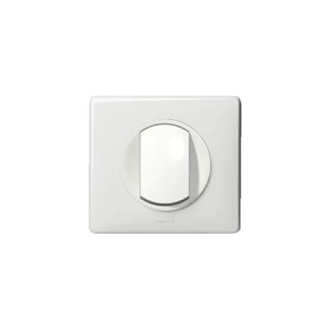 Legrand – Interrupteur va et vient complet blanc – Poussoir à montage facile – Bornes automatiques pour raccordement rapide – Pour commande d'éclairage