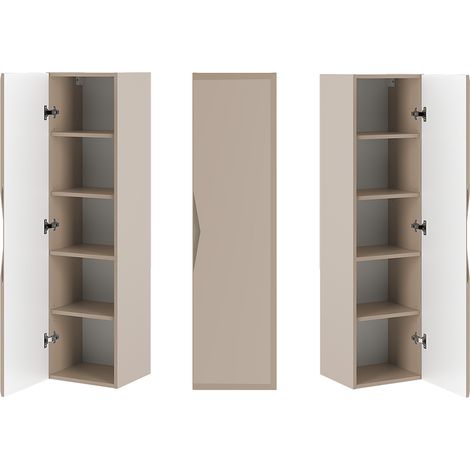 Hochschrank 35 cm breit in Beige DORIDA-140 (1/5)