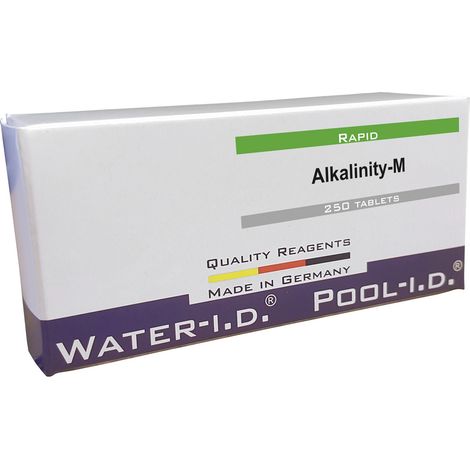 Testtabletten water-id alkalinität für flexitester genau einfach zu bedienen