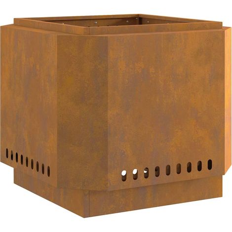 Foyer sans fumée Marron 58 x 58 x 51 cm Acier CFW432601 (1/5)